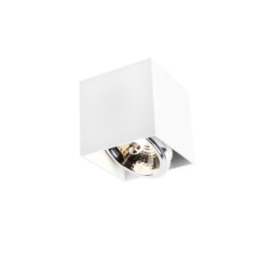 Designový bodový čtverec 1-světle bílý – Krabice