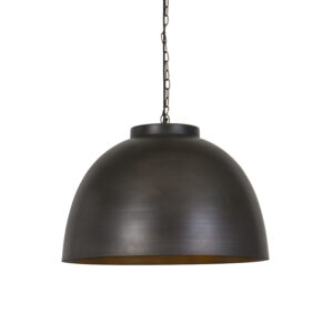Průmyslová závěsná lampa starožitná hnědá 60 cm – Hoodi