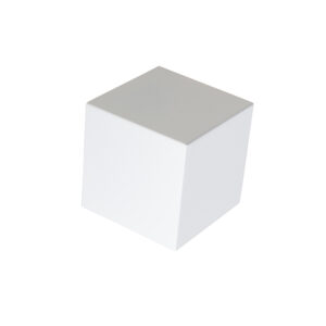 Moderní nástěnná lampa bílá – Cube