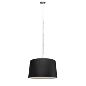 Moderní závěsná lampa z oceli se stínidlem 45 cm černá – Cappo 1