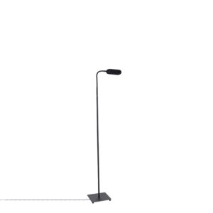 Moderní stojací lampa černá včetně LED 4stupňového stmívatelného – Botot