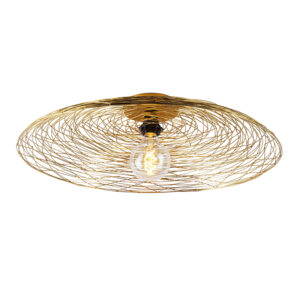 Orientální stropní lampa zlatá 60 cm – Glan