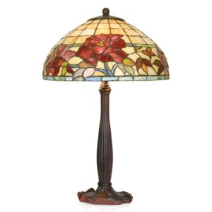 Ručně vyrobená stolní lampa Esmee v Tiffany stylu