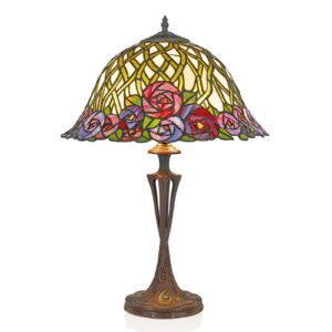 Stolní lampa Melika v Tiffany stylu