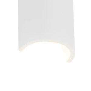 Moderní nástěnná lampa bílá – Colja Novo