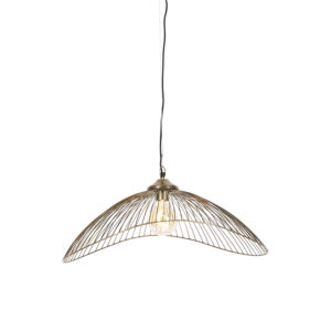 Designová závěsná lampa mosaz 64 cm – Pia