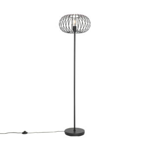 Designová stojací lampa černá – Johanna