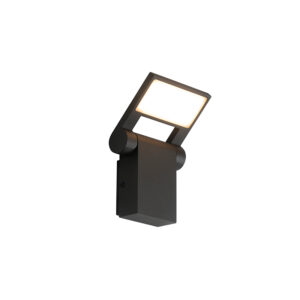 Venkovní nástěnné svítidlo antracit včetně LED IP54 nastavitelné – Zane