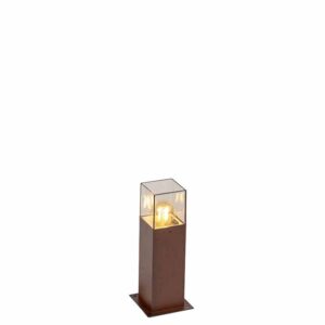 Chytře stojící venkovní lampa rezavě hnědá 30 cm včetně Wifi A60 - Dánsko