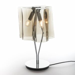 Artemide Logico stolní lampa 44 cm šedá/chrom