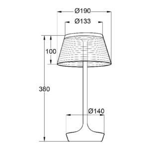 Aluminor La Petite Lampe LED stolní lampa