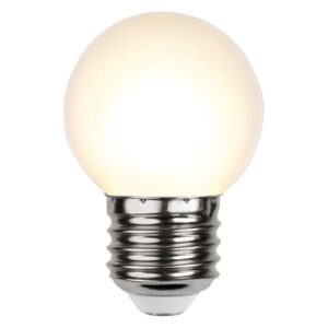 LED žárovka E27 G45 pro světelný řetěz, bílá 2700K