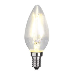 LED svíčka žárovka E14 B35 2W 2700K filament 250lm