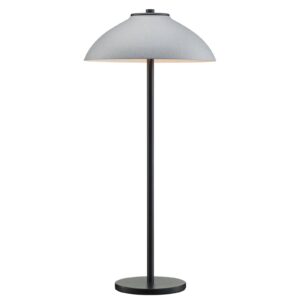 Stolní lampa Vali, výška 50 cm, černá/šedá