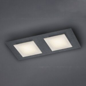 BANKAMP Ino LED stropní světlo 2 zdroje antracit