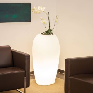 Dekorativní lampa Storus V, bílá průsvitná