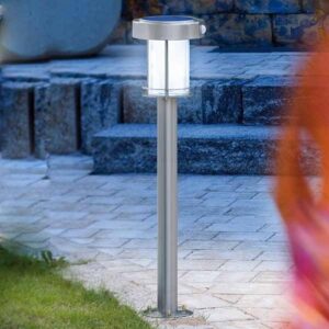 Ancona – solární LED lampa z nerezové oceli