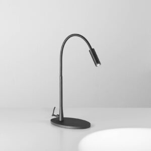 Egger Zooom LED stolní lampa s ramenem, černá