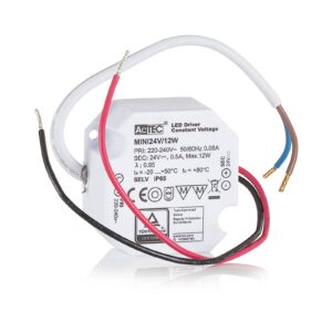AcTEC Mini LED ovladač CV 24V, 12W, IP65