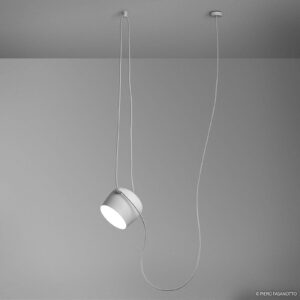 FLOS – designové závěsné světlo LED, bílé