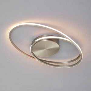 Stropní LED světlo Ophelia, ocel