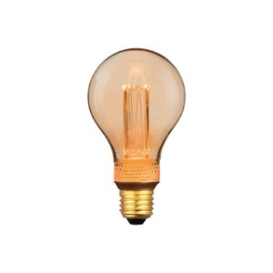 LED žárovka E27 5W, teplá bílá, zlatá, 14cm