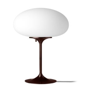 GUBI Stemlite stolní lampa, černá-červená, 42 cm