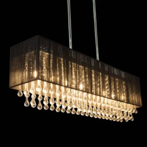 LED závěsné světlo Bagana z kovu