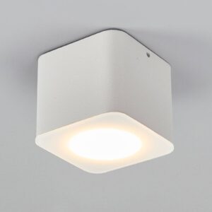 Helestra Oso stropní LED světlo, hranaté, bílý mat