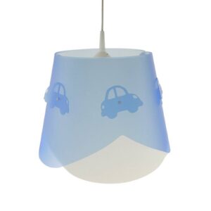 Modré závěsné světlo Piet s motivem auta