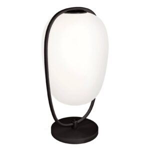 Kundalini Lannà stolní lampa, černá/bílá