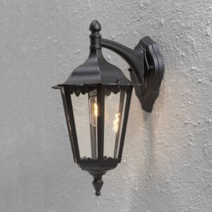 Venkovní světlo Firenze, závěsné, 48cm, černá