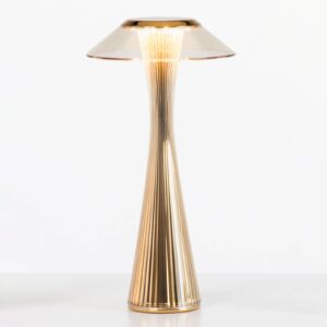 Kartell Space – LED designová stolní lampa, zlatá