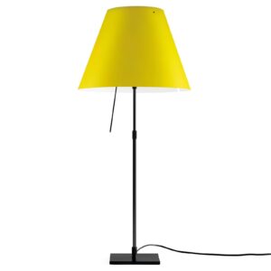 Luceplan Costanza stolní lampa D13 černá/žlutá