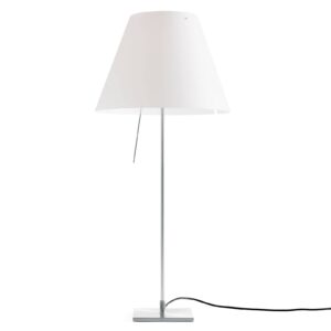 Luceplan Costanza stolní lampa D13if hliník/bílá