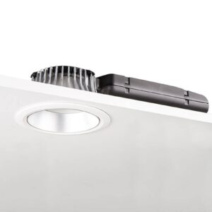 LED downlight D70-RF155 HF 3000K bílá/stříbrná
