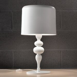 Stolní lampa Eva TL3+1G 75 cm, bílá