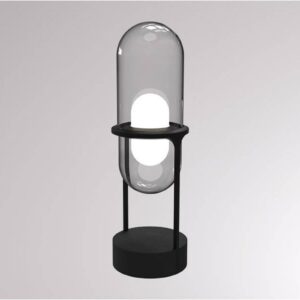 LOUM Pille LED stolní lampa šedá/šedá