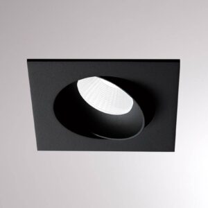Kalio LED podhledové světlo hranaté 2700K černá