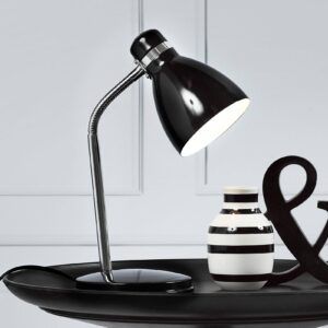 Moderní stolní lampa CYCLONE černá