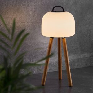 LED stolní lampa Kettle Tripod stínidlo 22cm