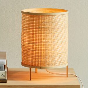 Stolní lampa Trinidad z přírodního bambusu