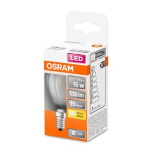 OSRAM Classic P LED žárovka E14 1,5W 2 700 K matná