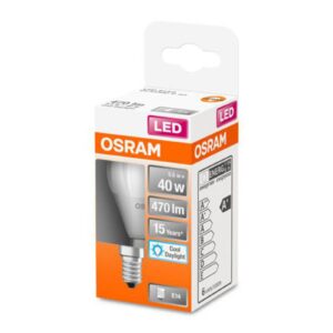 OSRAM Classic P LED žárovka E14 5,5W 6 500 K matná