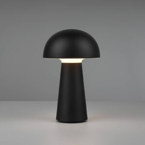 LED stolní lampa Lennon s baterií, černá