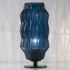Stolní lampa Origami, modrá