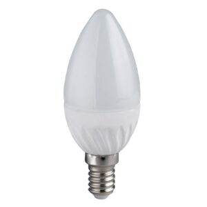 LED svíčka žárovka E14 5W stmívatelné teplé bílé