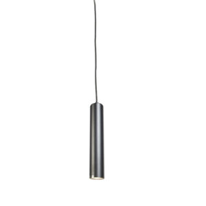 Designová závěsná lampa černá – Tuba malá