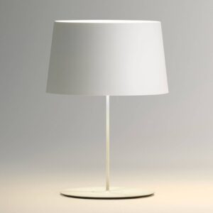 Vibia Warm 4901 stolní lampa, Ø 42 cm, bílá