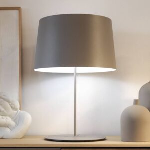 Vibia Warm 4901 stolní lampa, Ø 42 cm, béžová